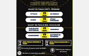 1/2 Finales de la Coupe de France